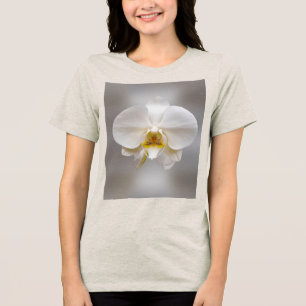 Orchid flower Tri-Blend shirt