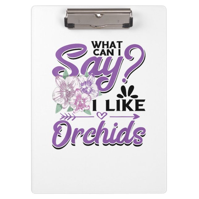 Orchid Gardening Clipboard (Front)