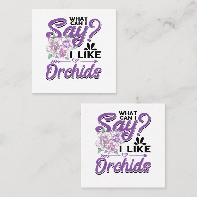 Orchid Gardening Loyalty Card (Front/Back)