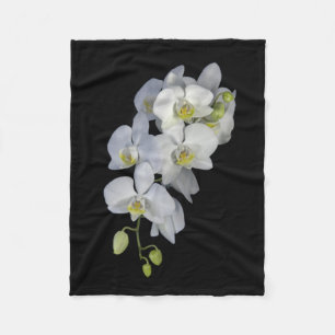 Orchid Garland Fleece Blanket