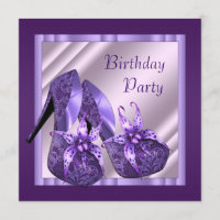 Orchid High Heel Shoes Womans Purple Birthday