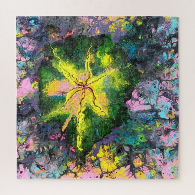 Orchid In Blooms Poster Jigsaw Puzzle (Vertical)