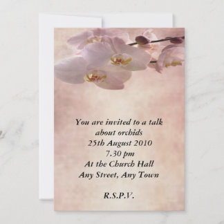 Orchid Invitation