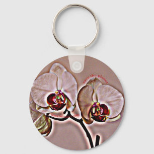 orchid keychain