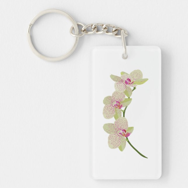 Orchid Keychain (Front)
