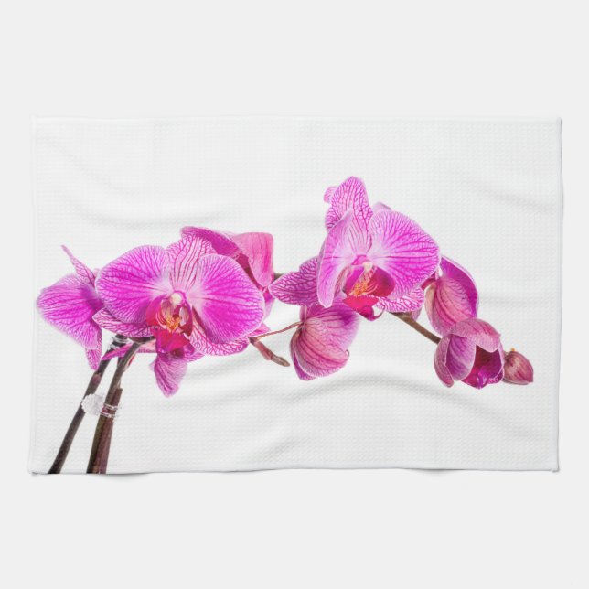 Orchid Kitchen Towel (Horizontal)