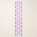 Orchid letter M monogram watercolor art pattern Scarf<br><div class="desc">Pink and purple orchid flowers climbing the letter M initial watercolor art painting botanical patterned scarf. Other matching products are available. Unique original watercolor hand painting monogram letter art and design by Sarah Trett for www.mylittleeden.com</div>