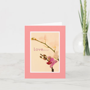 Orchid Love Amour Card