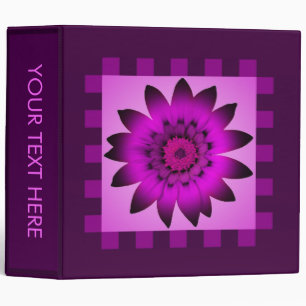 Orchid Magenta Daisy Flower #2 Binder