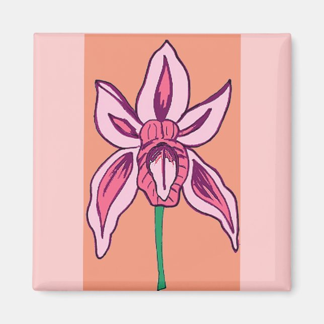 Orchid magnet (Front)