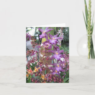 Orchid Path Note Card