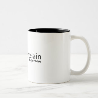 Orchid Porcelain White/Black Mug