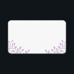 Orchid Purple Secret Garden Wedding Place Cards<br><div class="desc">Elegant purple floral wedding design by Shelby Allison. Click the link below to view the entire Secret Garden Collection that includes matching invites,  rsvp cards,  postage stamps and more.</div>