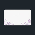 Orchid Purple Secret Garden Wedding Place Cards<br><div class="desc">Elegant purple floral wedding design by Shelby Allison. Click the link below to view the entire Secret Garden Collection that includes matching invites, rsvp cards, postage stamps and more.</div>