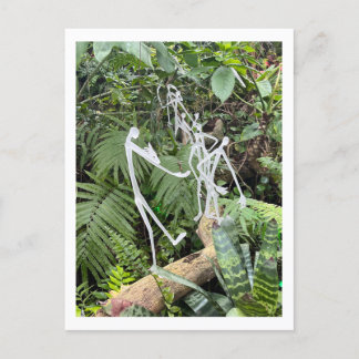 Orchid Room Stick Figures 3 | Phipps Conservatory Postcard