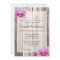 Orchid Rustic Barn Wood Bridal Shower