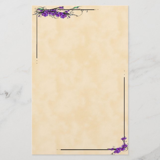 Orchid Scripts Stationery (Front)
