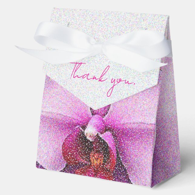 Orchid Sky Serenade Favor Box (Front)