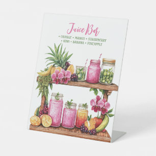 Orchid Spa Resort   Juice Bar Pedestal Sign