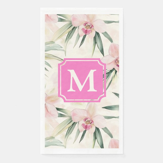 Orchid Spa Resort | Monogram Napkin (Front)