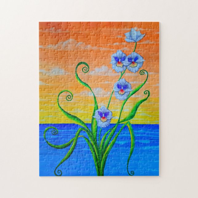 Orchid Sunset  Jigsaw Puzzle (Vertical)