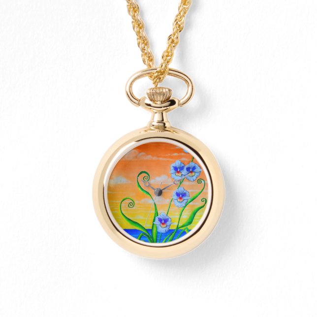 Orchid Sunset  Watch (Front)
