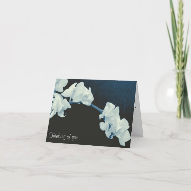 Orchid Sympathy Card (Front)