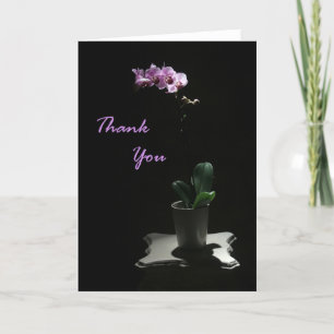 Orchid Thank You card