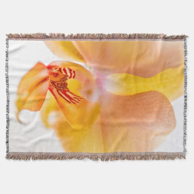 Orchid Throw Blanket (Front)