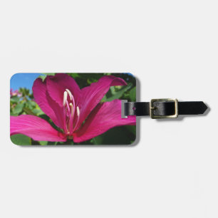 Orchid Tree Blossom Tropical Floral Luggage Tag