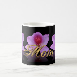 Orchid tree flower mug personalized for MOM