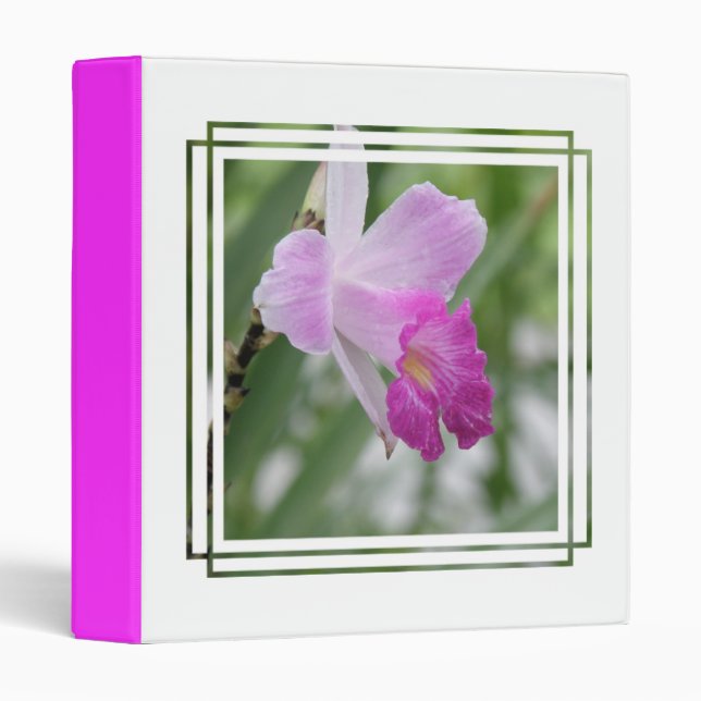 Orchid Types Binder (Front/Spine)