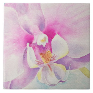 Orchid Watercolor Tile