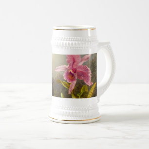 Orchid with Two Hummingbirds Heade Beer Stein