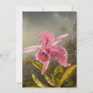 Orchid with Two Hummingbirds Heade Save The Date