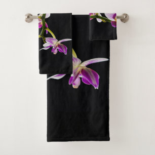 Orchidée blanche et violette
