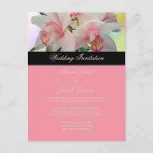 Orchidée, do-it-yourself Faire-part de mariage / e