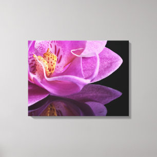 Orchidée en toile