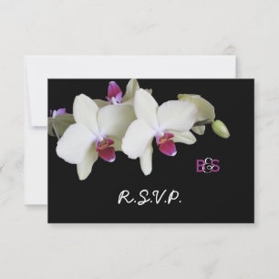 Orchidée florale RSVP Faire-part de mariage et Mon
