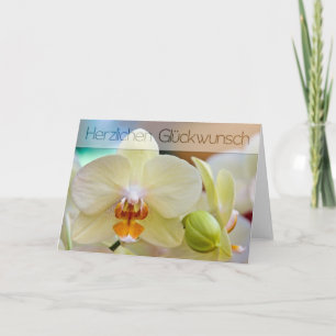 Orchidee • Geburtstagskarte Card