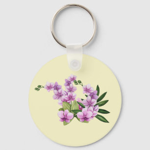 Orchideen Blumen orchids flowers Keychain