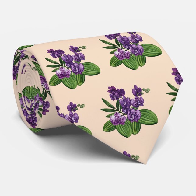 Orchideen Blumen orchids flowers Tie (Rolled)