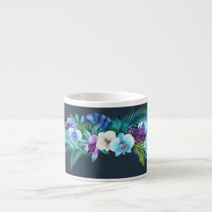 Orchidées de minuit hawaïennes Espresso Mug