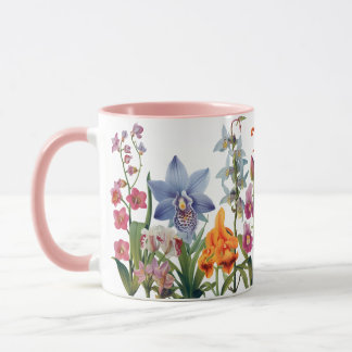 Orchidées Enchantant - Mug d'illustration botaniqu