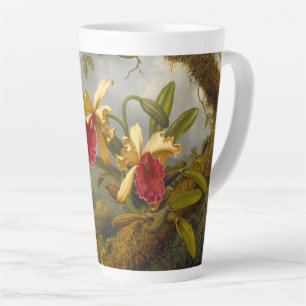 Orchidées et colibri Heade Latte Mug