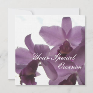 Orchidées/ Invitations personnalisés à toutes les 