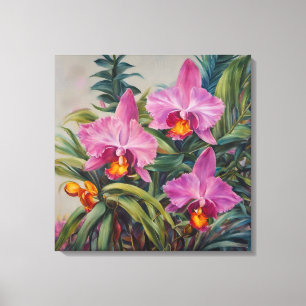 Orchidées tropicales - Imprimer l'art en toile