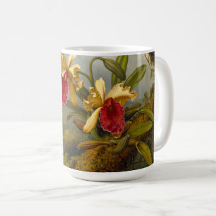 Orchids and Hummingbird Heade Coffee Mug