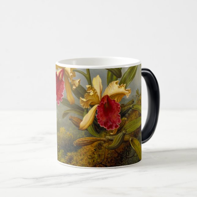 Orchids and Hummingbird Heade Magic Mug (Front Right)