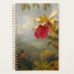 Orchids and Hummingbird Heade Planner